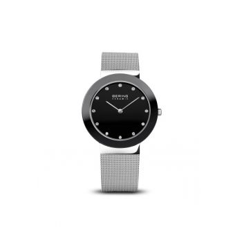 Ceas dama  ceramic - inox - 33mm - alb