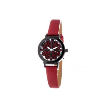 Ceas Dama  mecanism quartz - inox - piele naturala - 25mm
