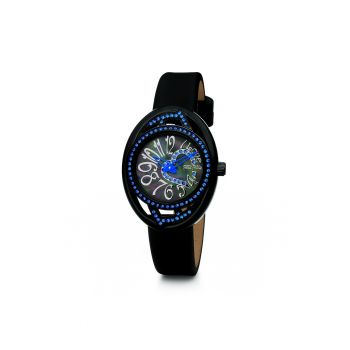 Ceas dama -  mecanism quartz - piele naturala - inox - 32mm