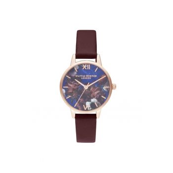 Ceas Dama -  Midi Lapis - inox - piele naturala - 38mm
