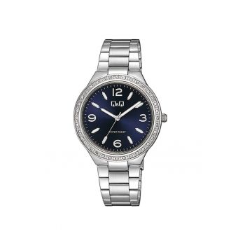 Ceas dama  Q34B-003PY Quartz Argintiu