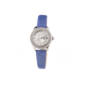 Ceas dama -  quartz - inox - piele naturala - 30mm