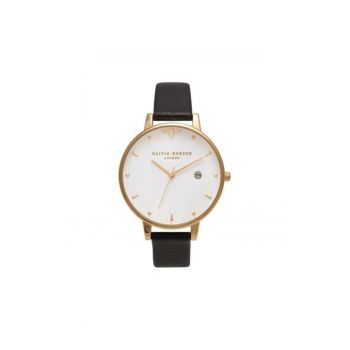 Ceas dama -  Queen Bee - inox - 38mm - piele naturala
