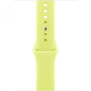 Curea Smartwatch Apple MFGV4ZM/A pentru Watch 46mm, Sport Band - S/M (Galben)