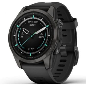 GARMIN Ceas inteligent Garmin Epix Pro Gen 2, Editie Sapphire, 42mm, Gri Carbon DLC, Titanium GARMIN Ceas inteligent Garmin Epix Pro Gen 2, Editie Sapphire, 42mm, Gri Carbon DLC, Titanium