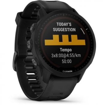 GARMIN Ceas inteligent Garmin Forerunner 955, 3.3 cm,1.3, MIP, 46.5 mm, Digital 260 x 260 pixels, Touchscreen, Negru GARMIN Ceas inteligent Garmin Forerunner 955, 3.3 cm,1.3, MIP, 46.5 mm, Digital 260 x 260 pixels, Touchscreen, Negru