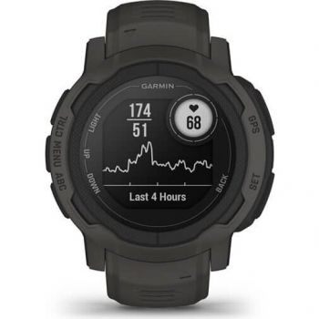 GARMIN Ceas inteligent Garmin Instinct 2, 2.29 cm, 0.9, MIP, 45 mm, Digital, 176 x 176 pixels, Graphite