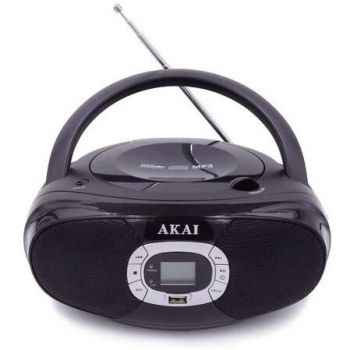 Akai Radio-CD portabil Akai BM004A-614, CD-Player, radio, USB, 2x1W