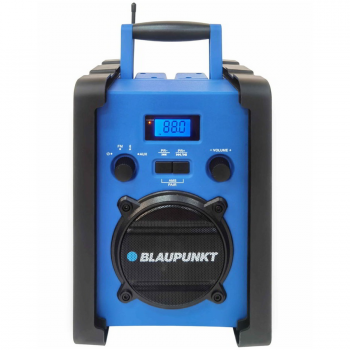 Blaupunkt Player portabil pentru santier cu Bluetooth Blaupunkt PP30BT, Radio FM, mp3, Albastru