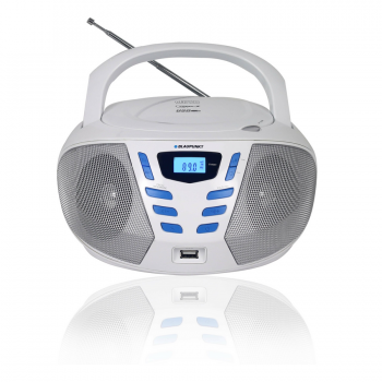 Blaupunkt Radio CD portabil Blaupunkt Boombox BB7WH, FM, USB, Alb