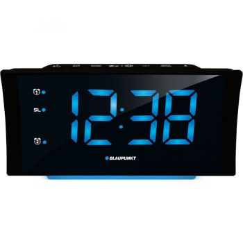 Blaupunkt Radioceas Blaupunkt CR80USB, FM, incarcator USB, indicator temperatura, Negru