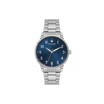 Ceas  41x46mm - otel gri metalizat - quartz