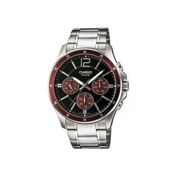 Ceas barbatesc  MTP-1374PD-5AVEF Quartz Argintiu