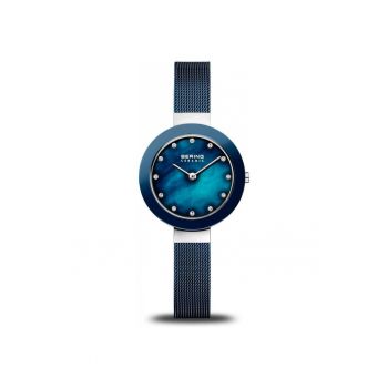 Ceas de Dama -  Albastru Ceramic 11429-387