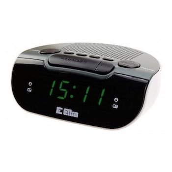 Eltra Radio cu ceas/alarma LED, Eltra, 127x53x98 mm, Gri/Alb