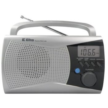 Eltra Radio player Eltra, Argintiu/Negru, 12.6x21.5x5.6 cm