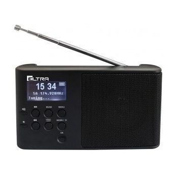 Eltra Radio portabil, Eltra, 170 x 90 x 38 mm, Negru