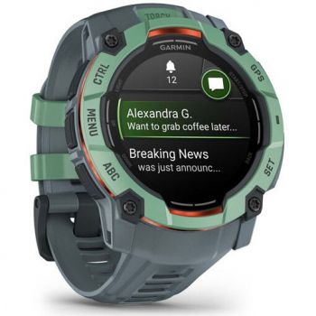 GARMIN Smartwatch Garmin Instinct 3, 50mm, AMOLED, curea Twilight, Neotropic