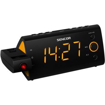 Sencor Radio cu ceas desteptator Sencor SRC 330 LED, orange