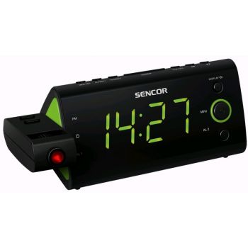 Sencor Radio cu ceas desteptator Sencor SRC 330 LED, verde