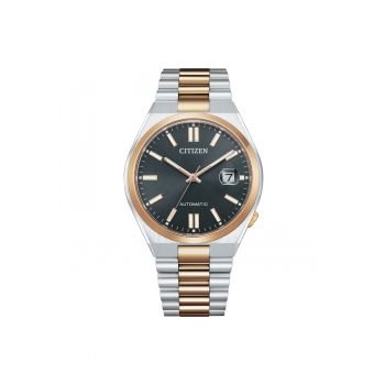 Ceas bărbați  automat - inox - 40mm - rezistent la apă 5 atm