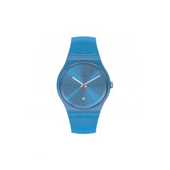 Ceas bărbați  New Gent - mecanism quartz - plastic - 41mm - analog - rezistent la apă 3atm