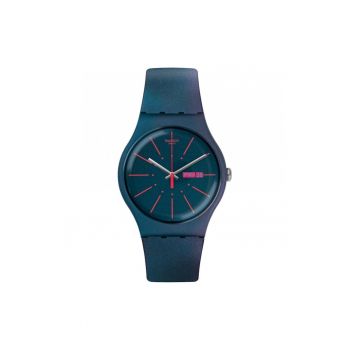 Ceas bărbați  New Gent - quartz - plastic - 41mm - rezistent la apă