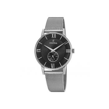 Ceas barbatesc  F20568/4 Quartz Argintiu