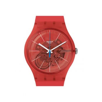 Ceas barbatesc -  New Gent - 41mm - plastic - rezistent la ap