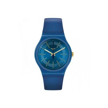 Ceas bărbătesc  New Gent - quartz - plastic - alb