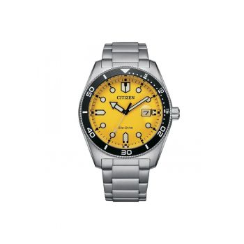 Ceas Barbati -  Eco-Drive - inox - 43mm