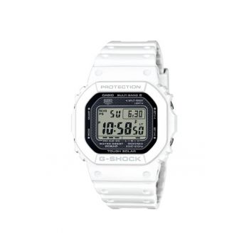 Ceas barbati  G-SHOCK GW-5000HS-7ER - quartz - alb - 43mm - rezistent la apa 20 ATM - curea cauciuc