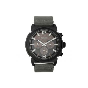 Ceas barbati  mecanism Quartz - rezistenta la apa 5 ATM - curea gri