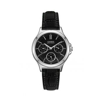 Ceas negru si argintiu cu functii multiple