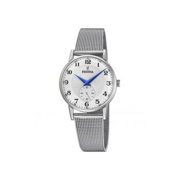 Ceas  Retro - 5 ATM - Argintiu