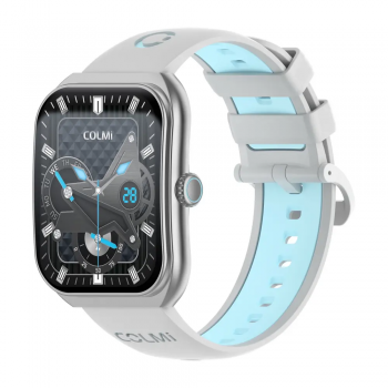 COLMI P86 Grey Edition - Smartwatch AMOLED 1.93  , Bluetooth 5.3, Monitorizare Puls, Somn si SpO₂, Baterie 400mAh, Rezistent la Apa 1ATM