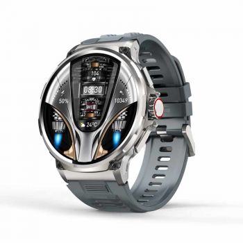 North Edge V69 Smartwatch - Ceas Inteligent 1.85   HD, Bluetooth 5.0, Puls, Tensiune, Apeluri, IP67, Baterie 710mAh, Da Fit App