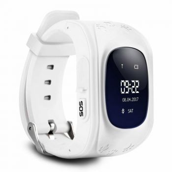 Ceas Smartwatch Copii Techstar® Q50, 0.96 inch IPS, Slot Cartela SIM, Tracker GPS, AGPS, LBS, Buton Urgenta SOS