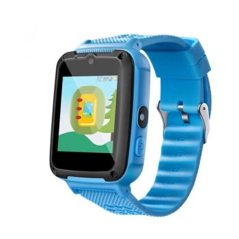 Ceas Smartwatch Copii Techstar® T658, 1.54inch IPS, Slot Cartela SIM, Tracker Locatie, Buton Urgenta SOS, Monitorizare