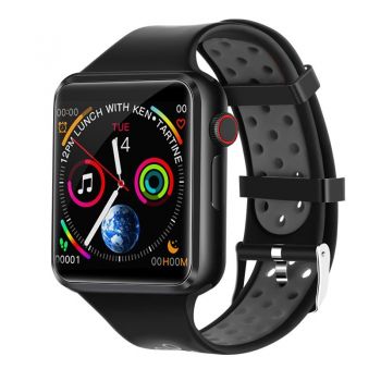 Ceas Smartwatch Techstar® C5, 1.54inch IPS LCD, Bluetooth 3.0 + EDR, Cartela SIM, MicroSD, Monitorizare Somn, Alerte