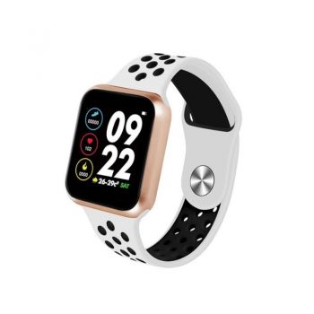 Ceas Smartwatch Techstar® F8, 1.30 inch IPS, Bluetooth 4.0, Monitorizare Puls, Tensiune, Alerte Sedentarism, Hidratare