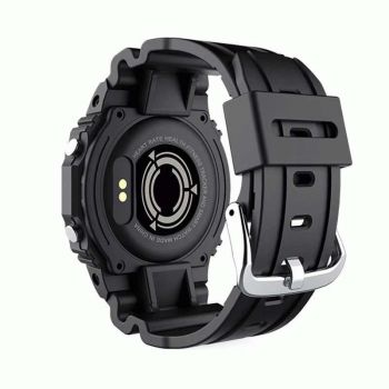 Ceas Smartwatch Techstar® i2, 0.96 inch LCD, Bluetooth 4.0, Monitorizare Puls, Tensiune, Somn, Alerte Sedentarism