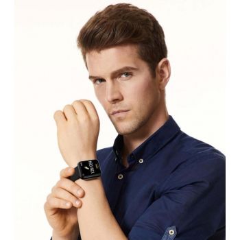 Ceas Smartwatch Techstar® I5 S, 1.3 inch OLED, Bluetooth 4.0 + EDR, Monitorizare Tensiune, Puls, Oxigenare Sange, Mov