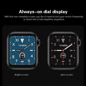 Ceas Smartwatch Techstar® W58Pro Roz, 1.3 inch IPS, Monitorizare Temperatura, Sedentarism, Bluetooth, IP65