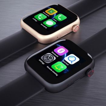 Ceas Smartwatch Techstar® Z6, 1.54inch IPS LCD, Bluetooth 3.0 + EDR, Cartela SIM, MicroSD, Monitorizare Somn, Negru