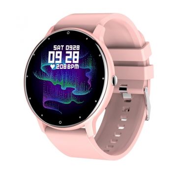 Ceas Smartwatch Techstar® ZL02, Ecran 1.28 Inch TFT, Bluetooth 4.0, Notificari Apeluri/Mesaje, Monitorizare Fitness