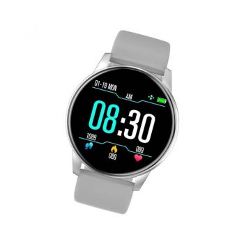 Ceas Smartwatch Techstar® ZL1, 1.30 inch IPS, Bluetooth 4.0, Monitorizare Puls, Tensiune, Alerte Sedentarism