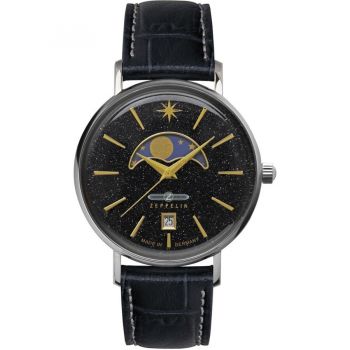 Ceas Zeppelin Zeppelin 8137-2 Ladies Watch Luna Moon Phase 36mm 5ATM