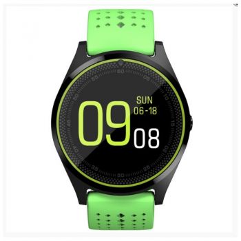 Smartwatch MTK V9 Verde cu Bluetooth si Camera Foto