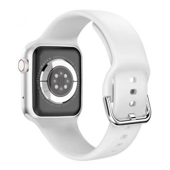 Smartwatch Techstar® HW19, Ecran Touch HD 1.77 inch, Bluetooth 5.2, Senzor Tensiune, Puls, Oximetru, 2 Bratari, Silicon